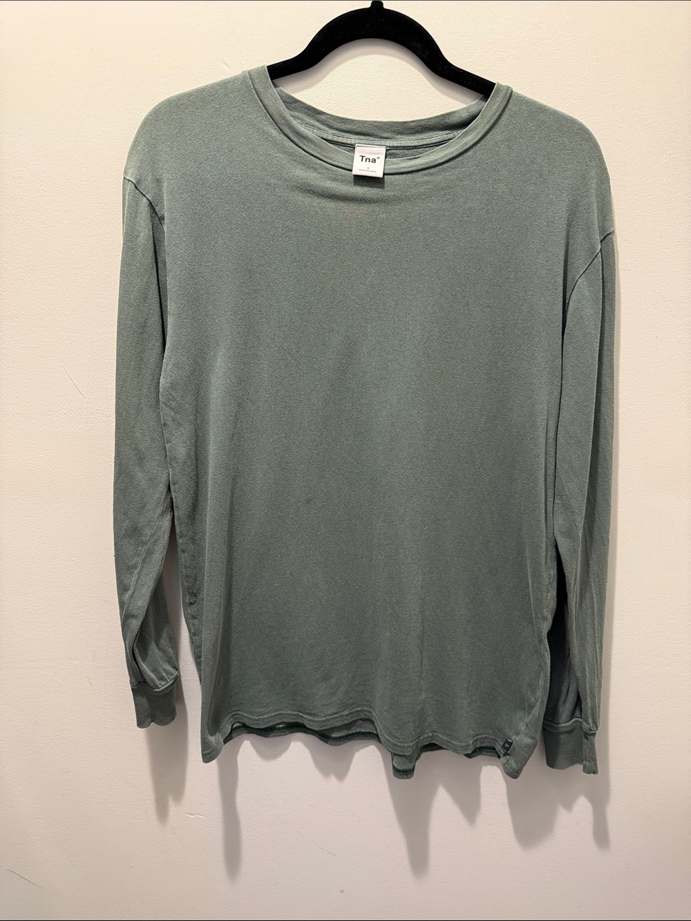 TNA 100% cotton long sleeve in size small